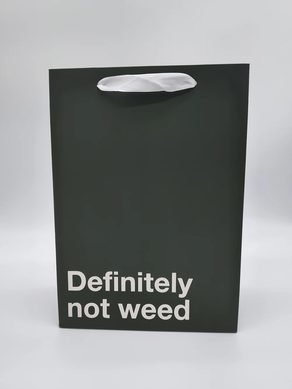 Funny Gift Bag Definitely Not Weed Novelty Party Humor Large Gag Gift